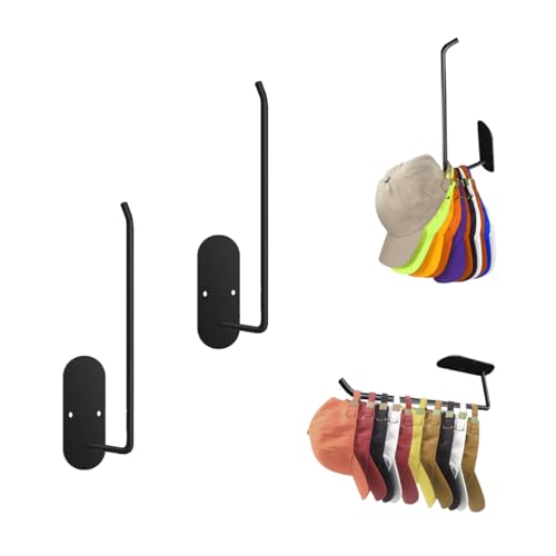 2 Pack 10'' Stainless Steel Hat Organizer (black) W720726