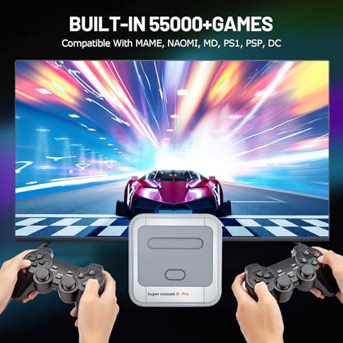 Retro Video Game Console with 2 Wireless Controllers R1386