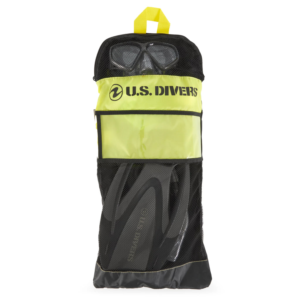 Cozumel Mask, Seabreeze II Snorkel, ProFlex Fins/Bag Set M915