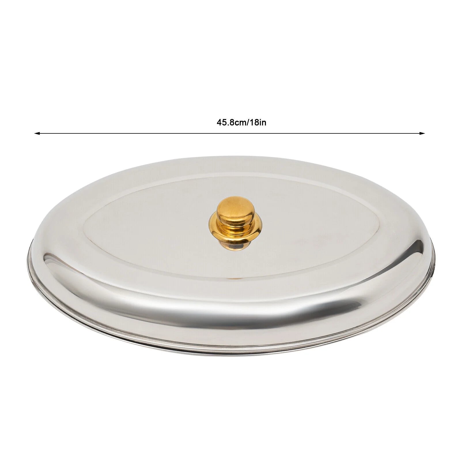 5.5L Stainless Steel Oval Chafing Dish with Lid S6396