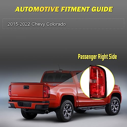 Red Clear Lens Tail Light Assembly for Chevy Colorado O5180