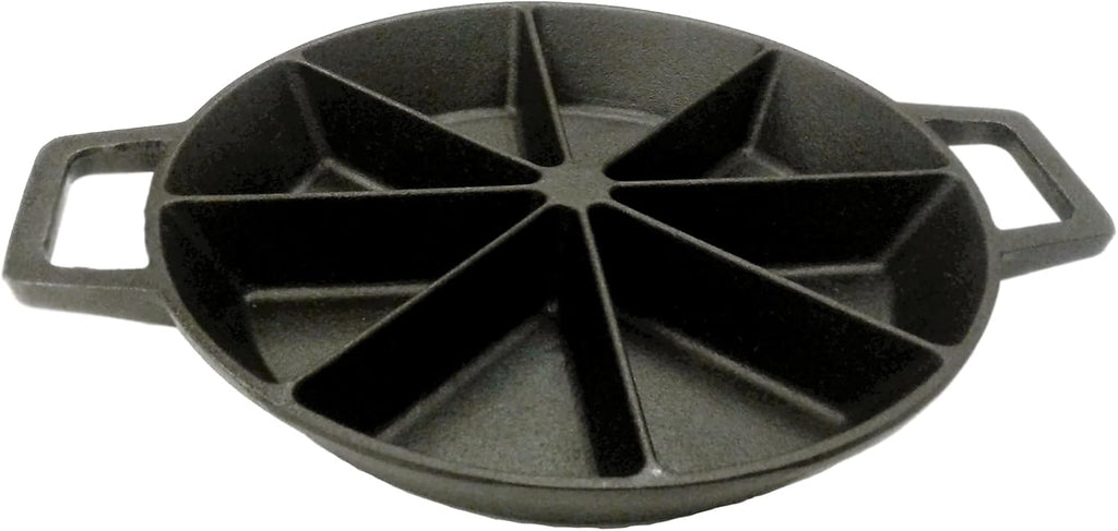10-in Cast Iron Wedge Cornbread Skillet Q197