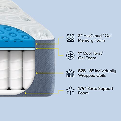 12 Inch Queen Gel Memory Hybrid Mattress F454