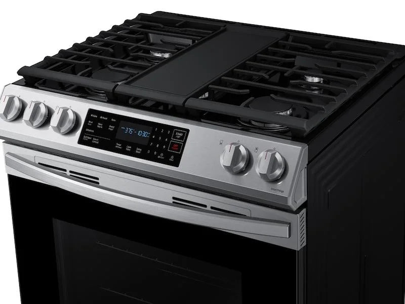 6.0 cu. ft. Smart Slide-in Gas Range with Convection in Stainless Steel I294561