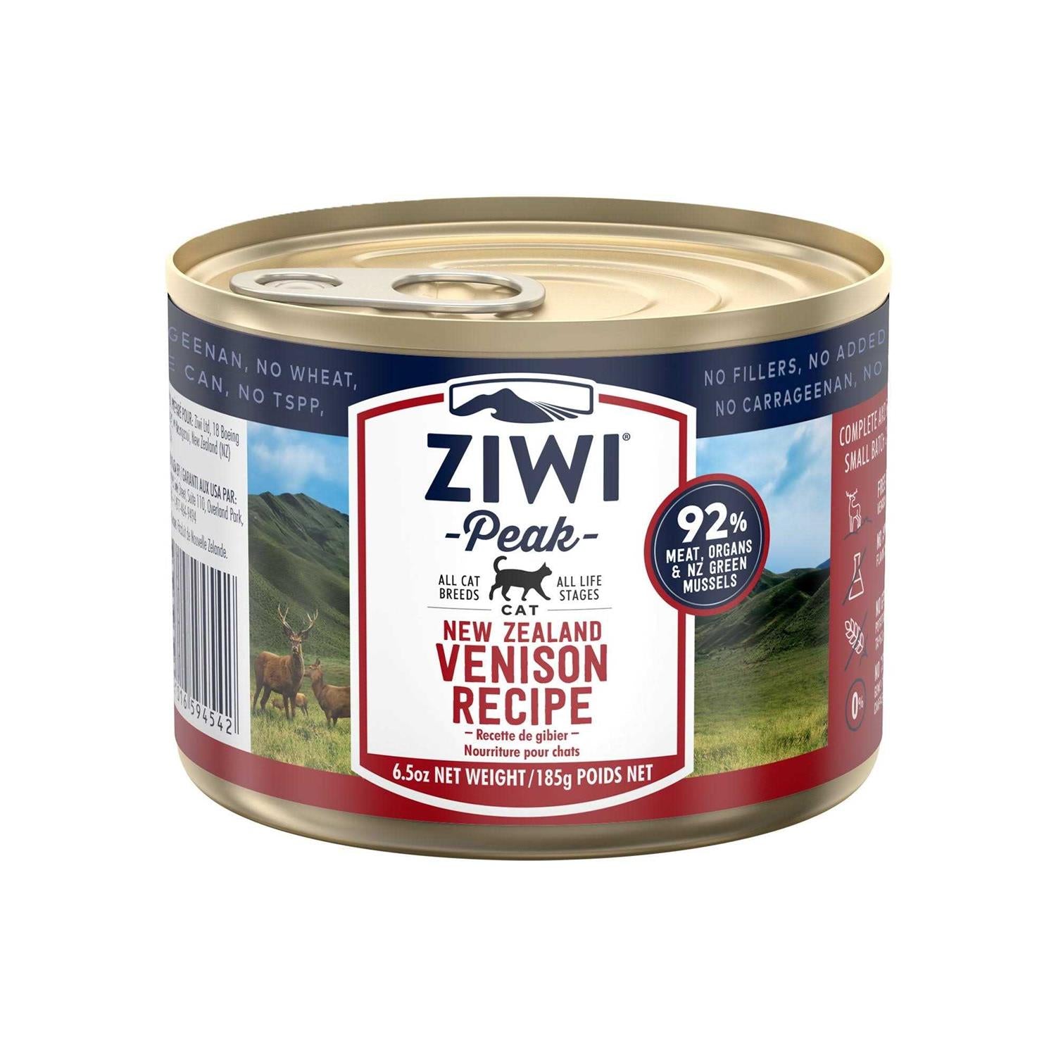 Venison Recipe Canned Cat Food 6.5-oz Case of 12 V88433