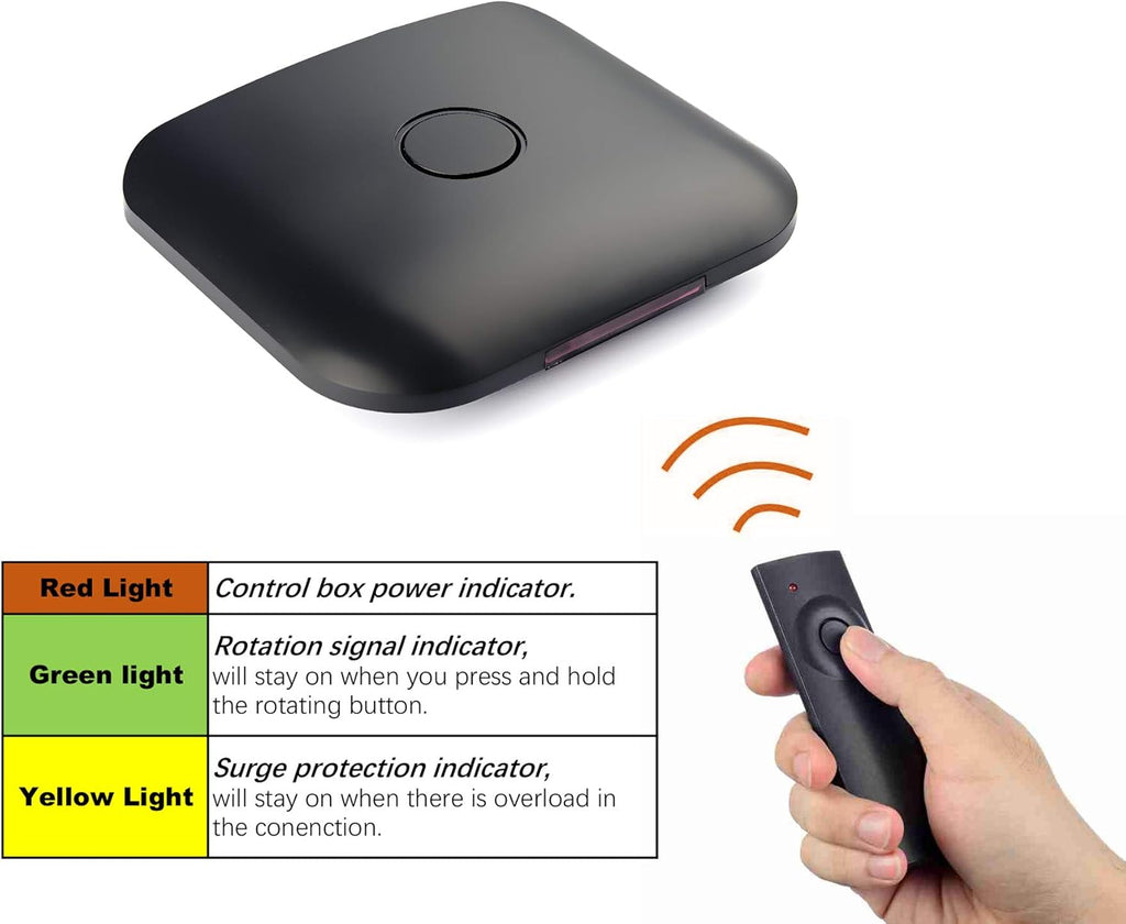 Digital HD TV Antenna, Outdoor Attic Antenna, 360 Degree Rotation Wireless Remote, 200 Miles Range, 4K 1080P VHF UHF C1049