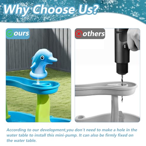 Blue Heavy-Duty 600D Waterproof Anti-UV Dustproof Water Table Cover D8849