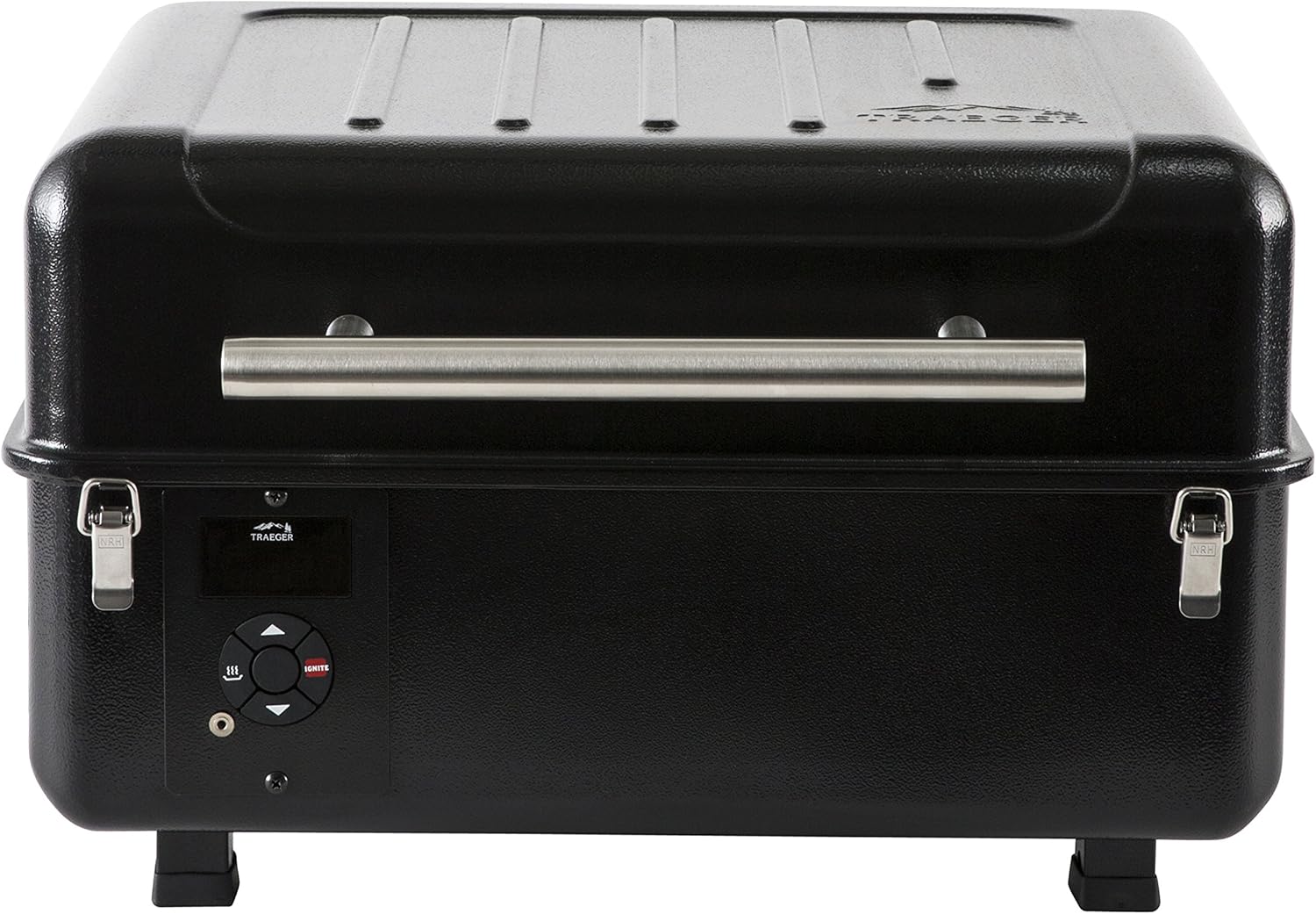 Black Portable Wood Pellet Grill and Smoker G894459