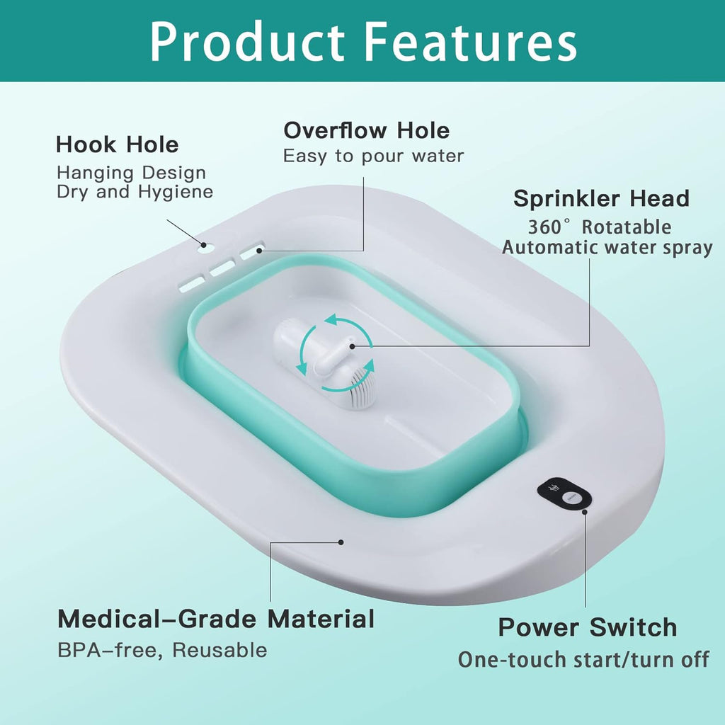 Foldable Sitz Bath for Toilet Seat A77762