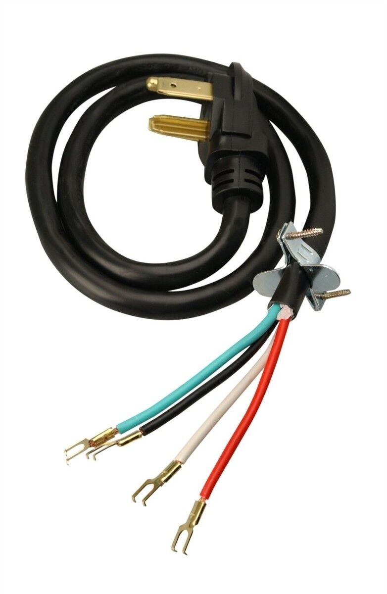 4-Wire Dryer Power Cord 5 Feet Long 30 amps V722