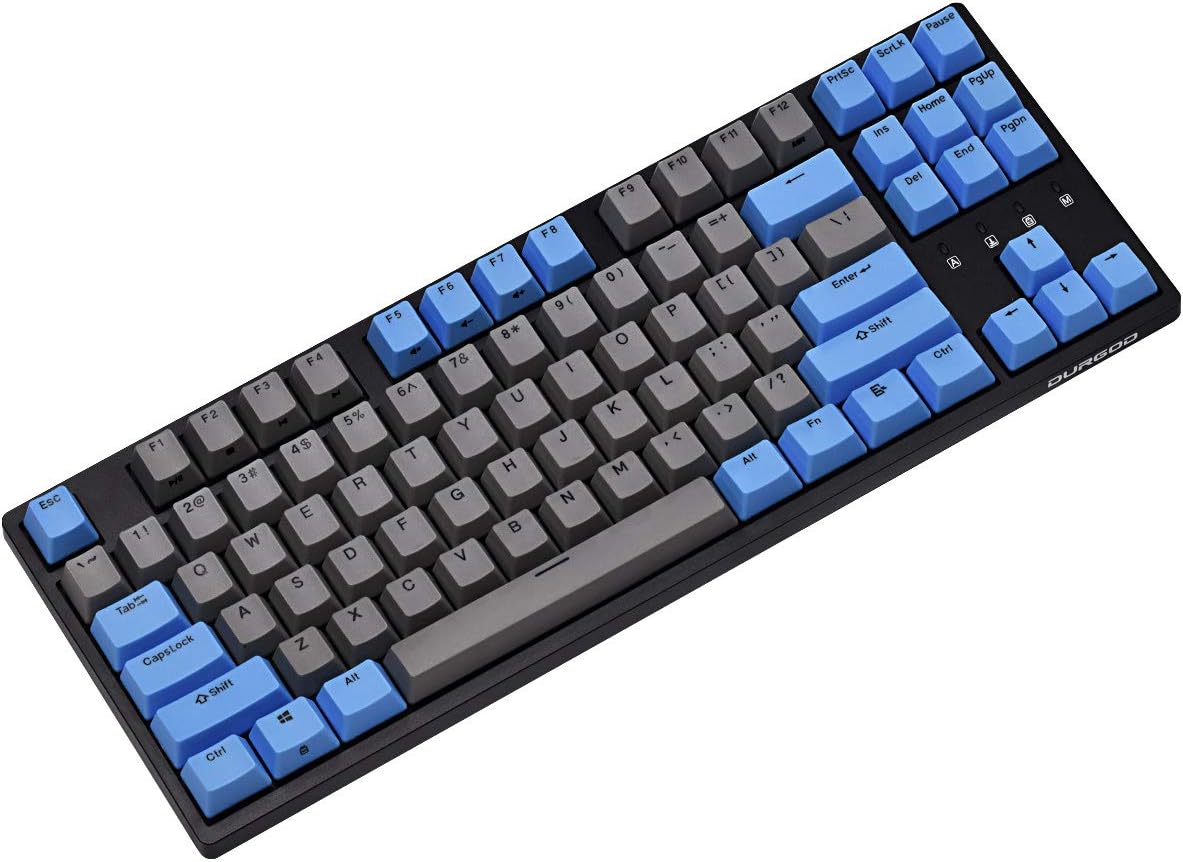 87 Keys Mechanical Keyboard with Cherry Silent Red Switches K217382