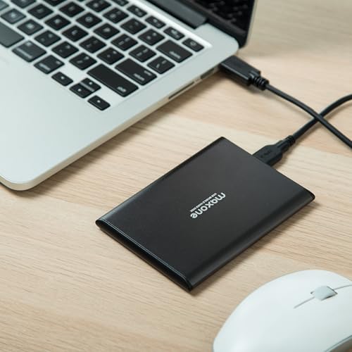1TB Portable External Hard Drive USB 3.0 Charcoal Grey Z7609