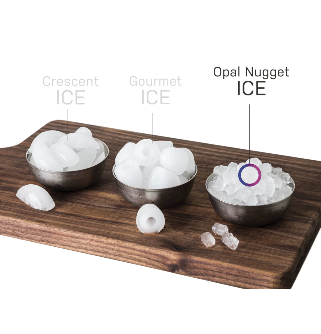 Black Stainless Countertop Nugget Ice Maker W33660