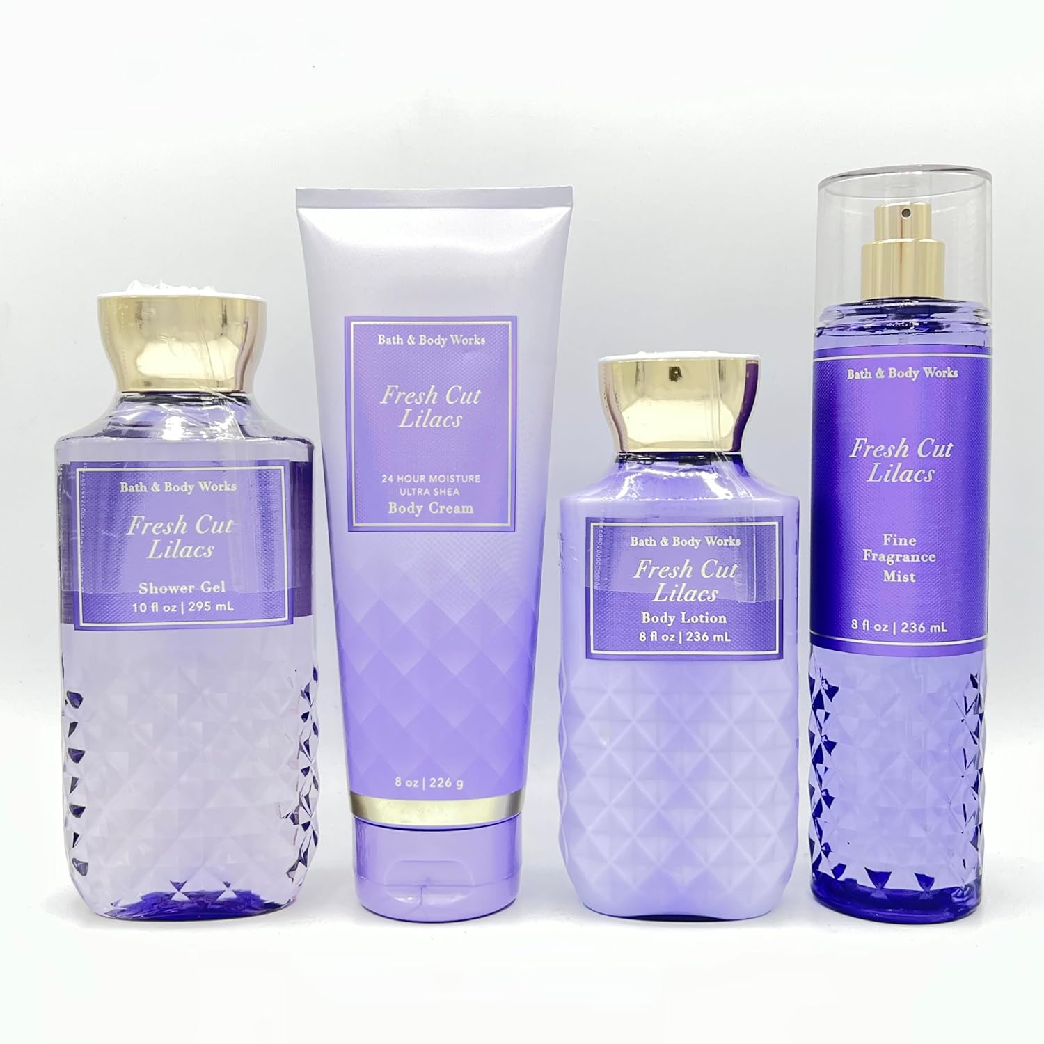 4-Piece Shower Gel, Body Cream, Body Lotion and Fine Fragrance Mist N107