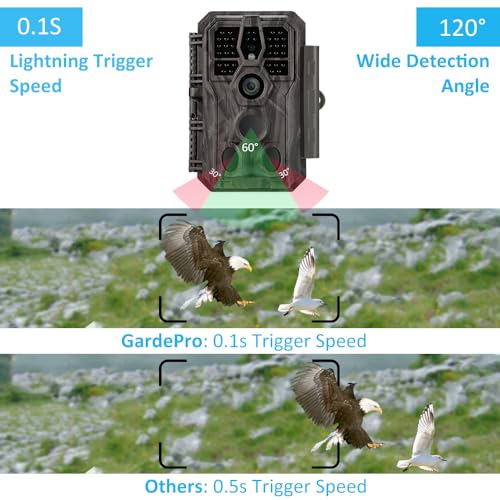 4K 64MP Trail Camera with Night Vision M412