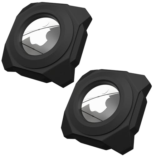 Black Waterproof Stick-On Mount Air Tag Case V870