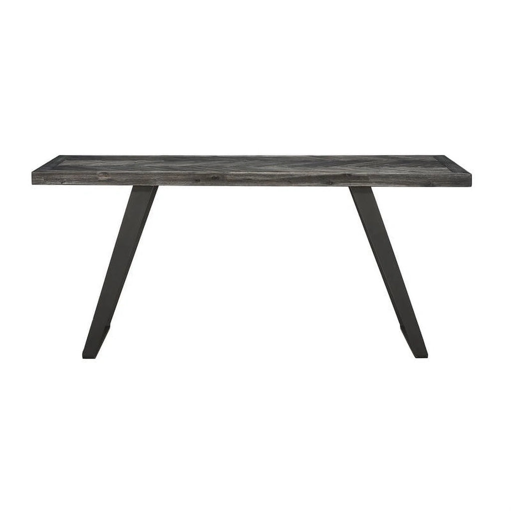Wood Herringbone Counter Height Dining Table P33222