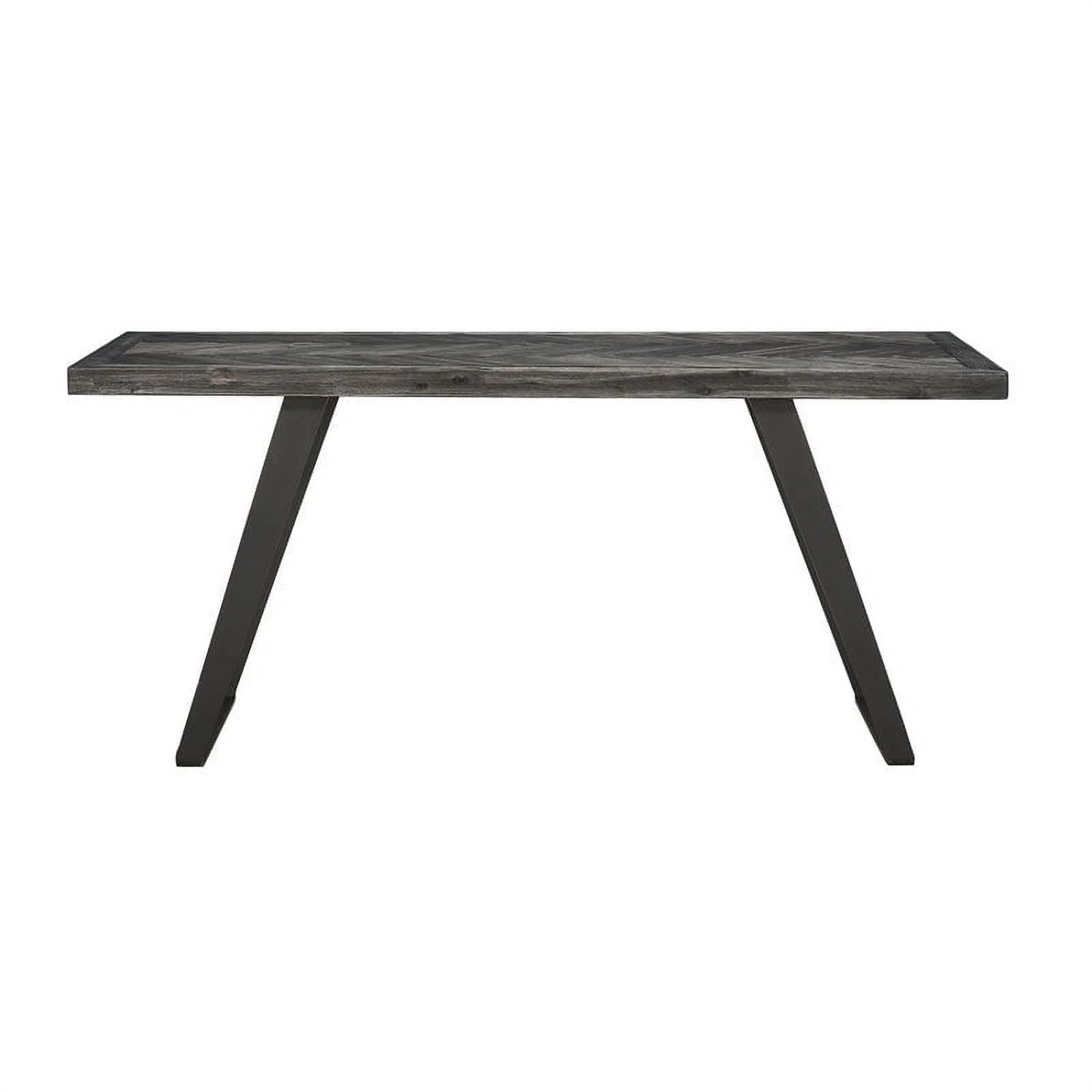 Wood Herringbone Counter Height Dining Table P33222