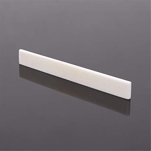 6 String Acoustic Guitar Bone Bridge Saddle and Nut I74214