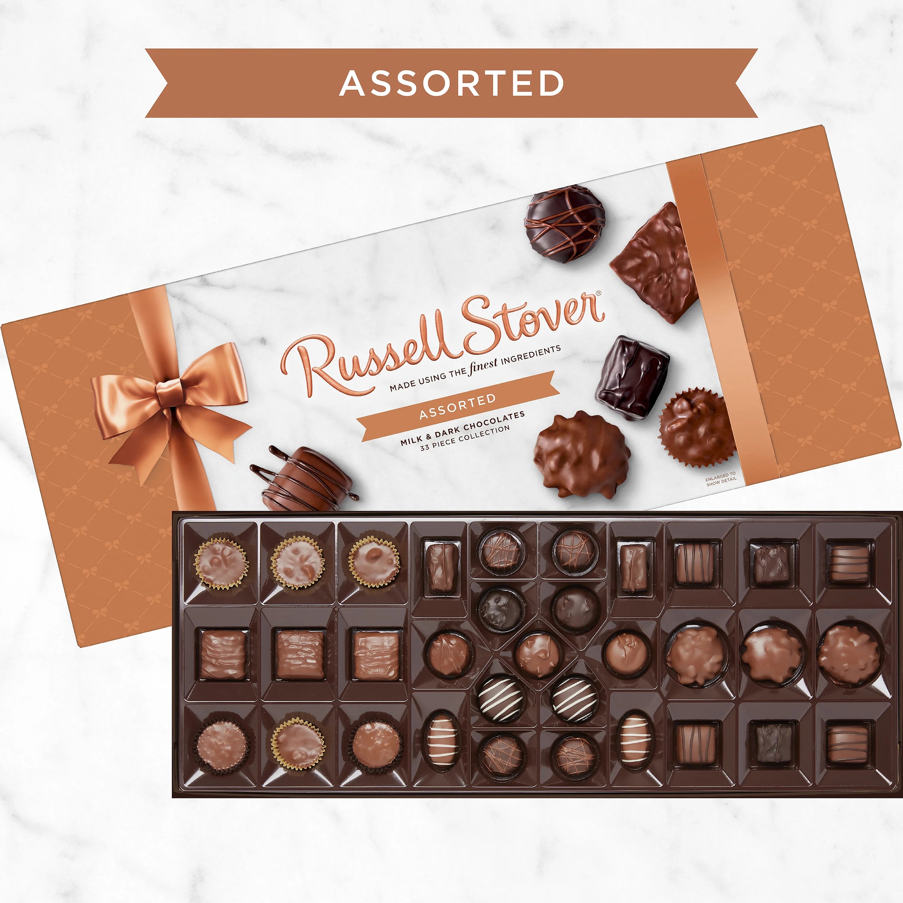 20 oz. Assorted Milk & Dark Chocolate Gift Box Z854