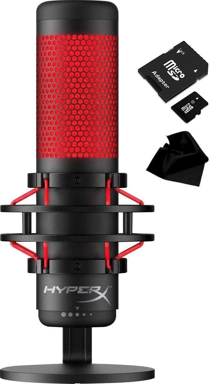 Red Black Electret Condenser Microphone with Pop Filter and Shock Mount E186
