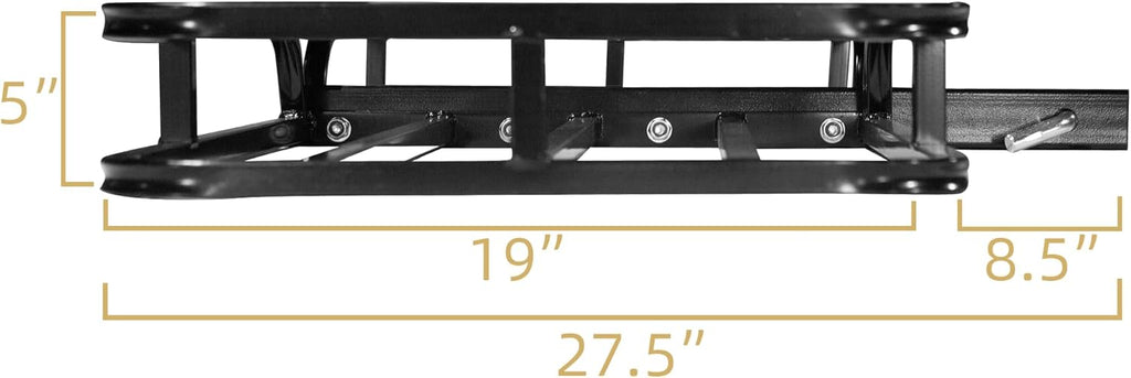 53” x 19” x 4” Hitch Cargo Carrier for 2" Receiver X977