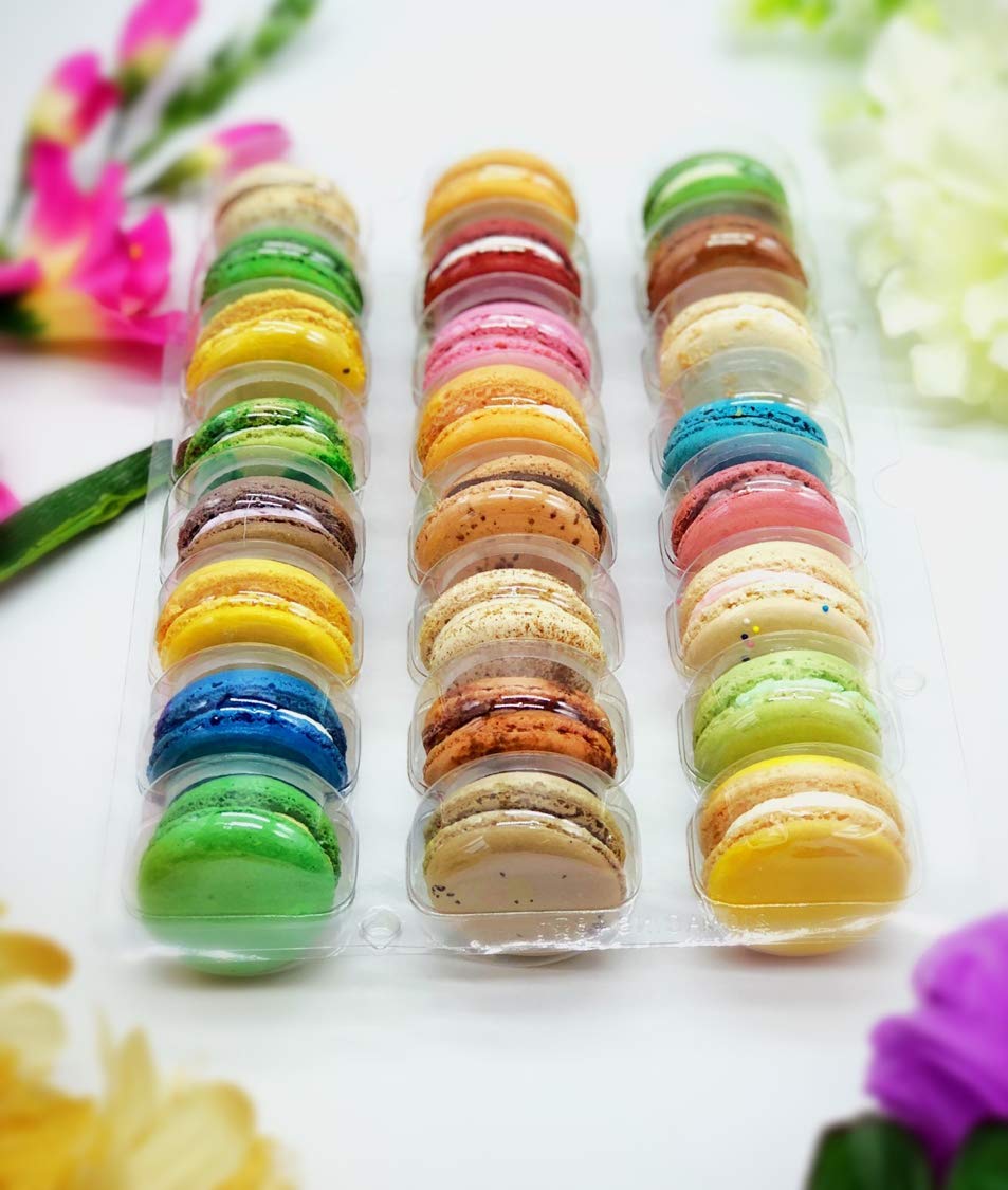 24 Pack Assorted Gluten Free French Macaron J8837