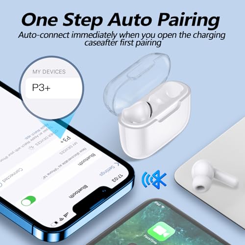 Wireless Earbuds Bluetooth 5.3 Headphones with Microphone Black O9166