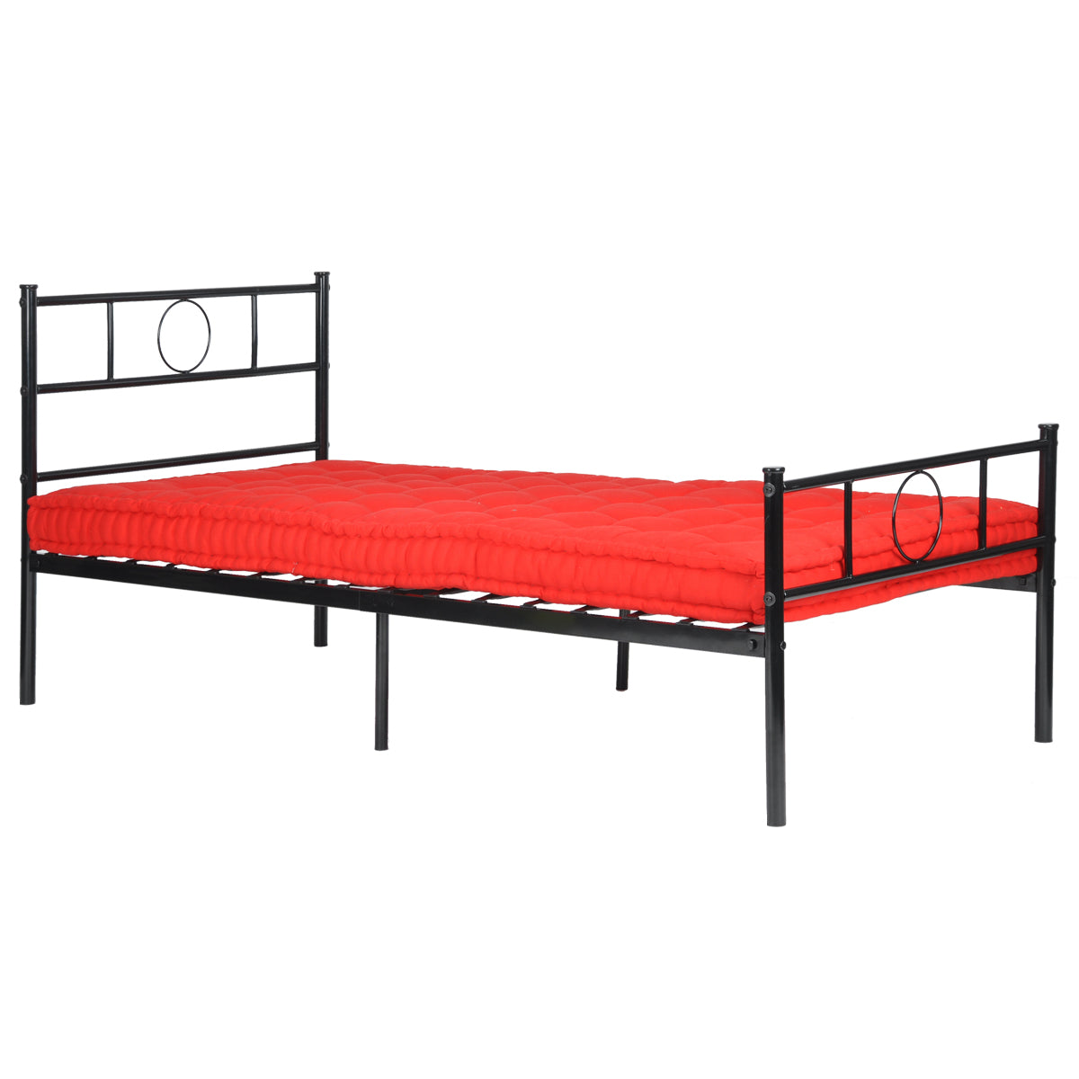 Black Metal Single Bed Frame Q911673