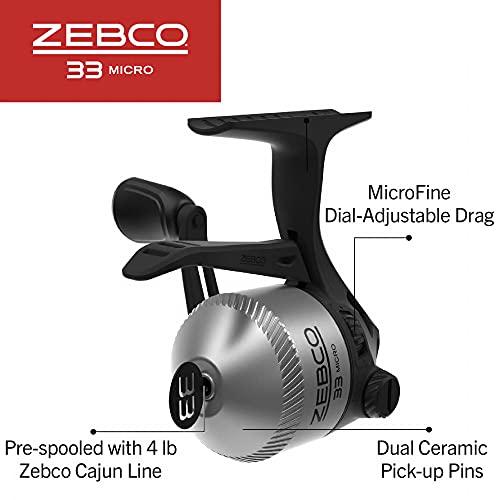 Spincast Reel and 2-Piece Fishing Rod Combo with EVA Handle M43023