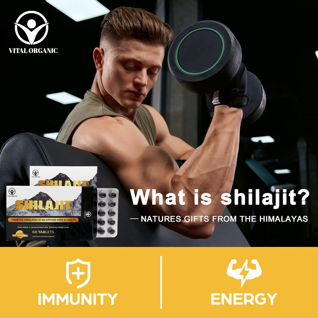 120 Shilajit Tablets, 1000mg each P100091
