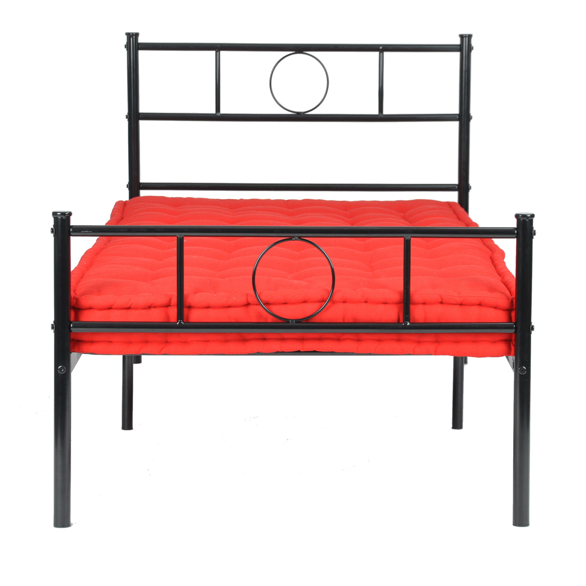 Black Metal Single Bed Frame Q911673