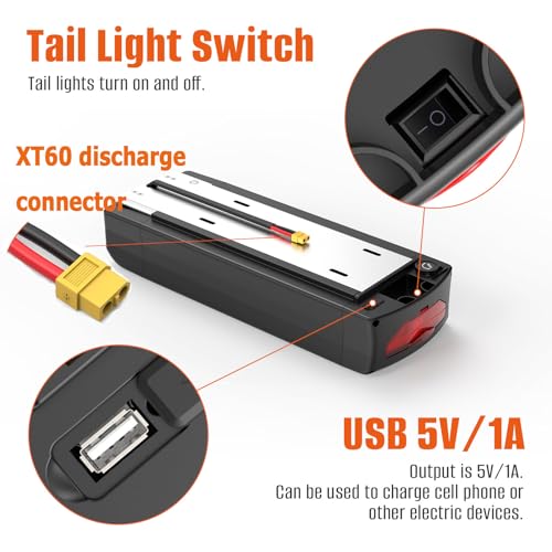 52V 72V 20AH 25AH 28.8AH Waterproof Lithium Battery with Rack C631126