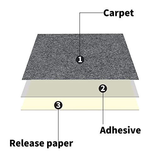 12" x 12" Self Adhesive Carpet Tiles R2253