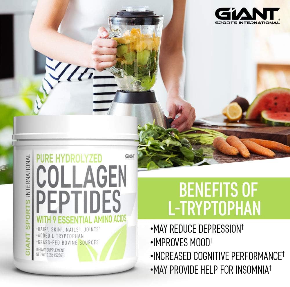 Collagen Peptide Powder Hydrolyzed Amino Acids 1 LB W604072