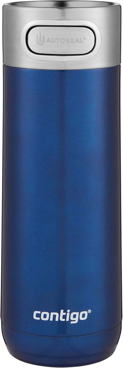 16oz Stainless Steel Thermal Travel Mugs, Set of 2 L2299