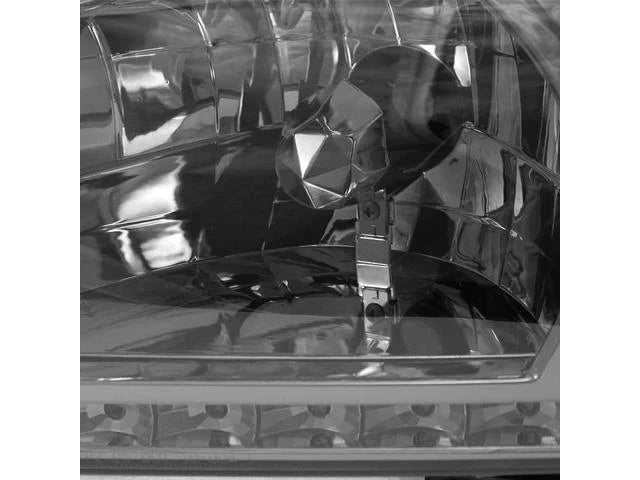 Smoked Chrome Crystal Headlights W1942