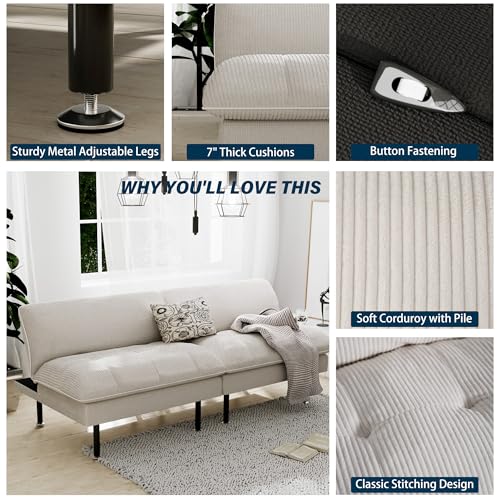 Green 4 in 1 Convertible Futon Sofa Bed U9427