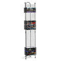 Black Steel Blu-Ray Rack J318