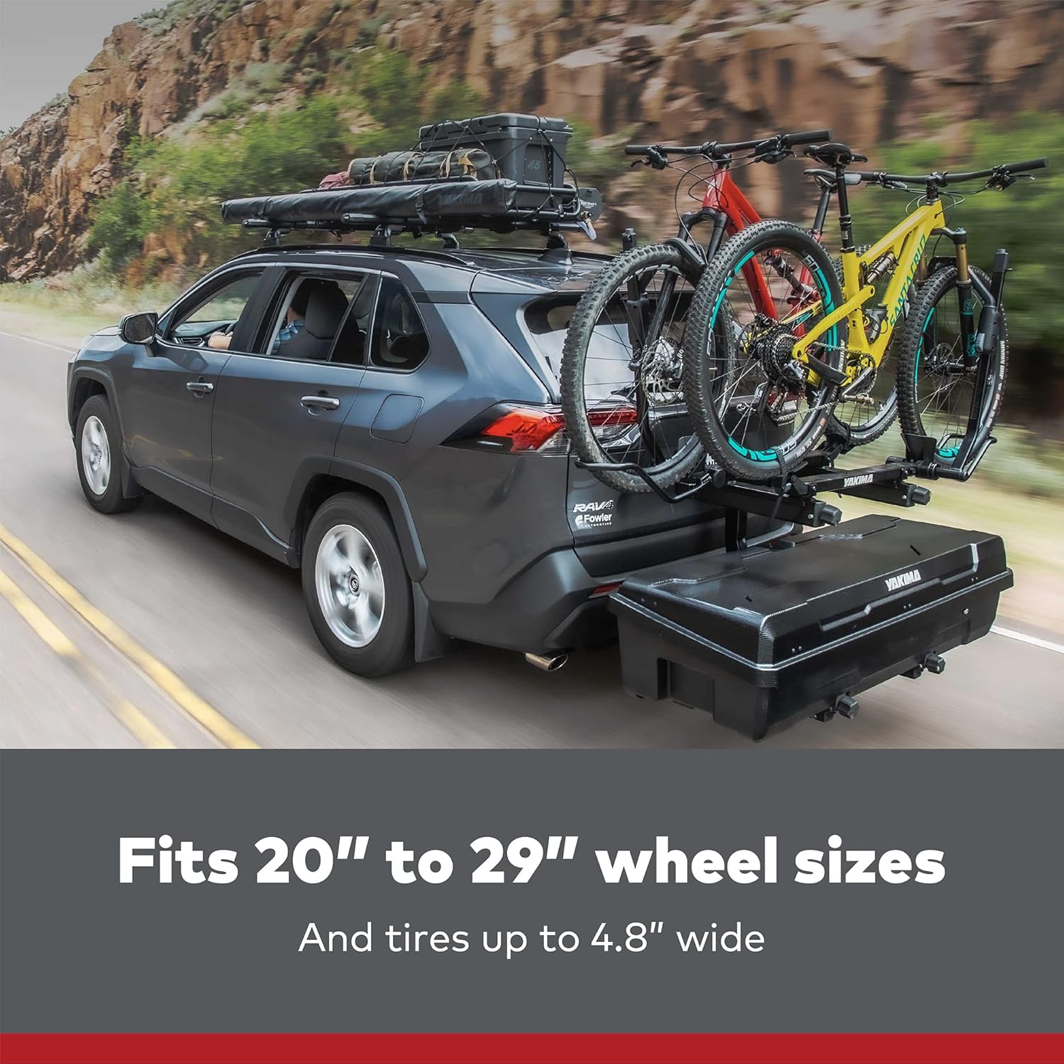 2 Bike Mount Accessory for EXO Hitch Rack System A9846