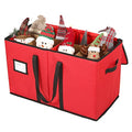 Christmas Figurine Storage Box, 600D Canvas, 15 Inches T6386
