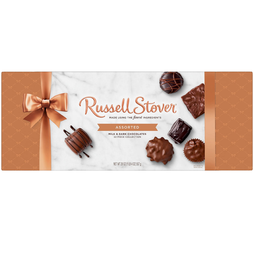 20 oz. Assorted Milk & Dark Chocolate Gift Box Z854