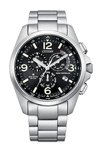 Stainless Steel Eco-Drive Chronograph Watch Z375245