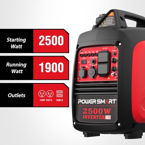 2500-Watt Portable Inverter Generator C861334