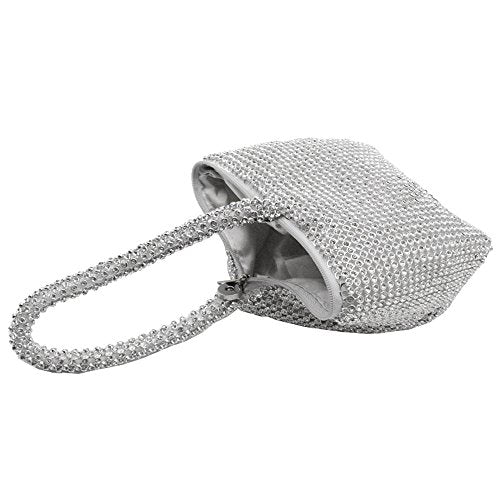 Full Rhinestones Wrist Bag Purse Q441631