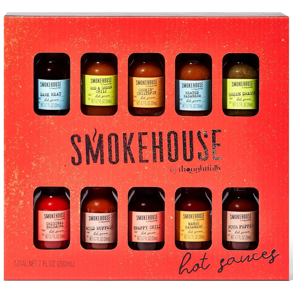 Gourmet Hot Sauce Gift Set, Variety Pack, Set of 10 U78506