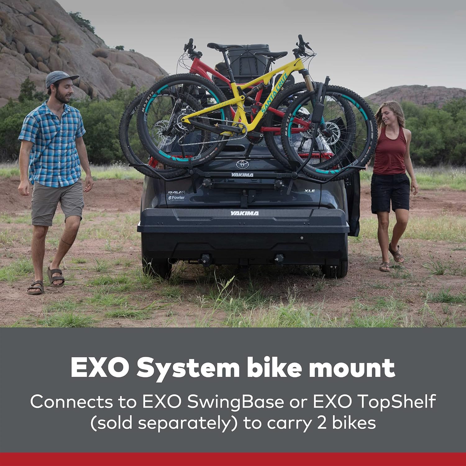 2 Bike Mount Accessory for EXO Hitch Rack System A9846