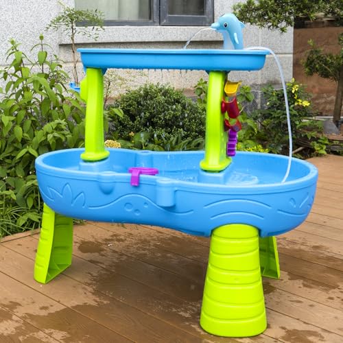 Blue Heavy-Duty 600D Waterproof Anti-UV Dustproof Water Table Cover D8849