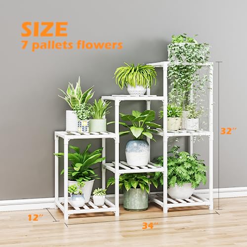 3 Tiers Ladder Wood Plant Stand X1607
