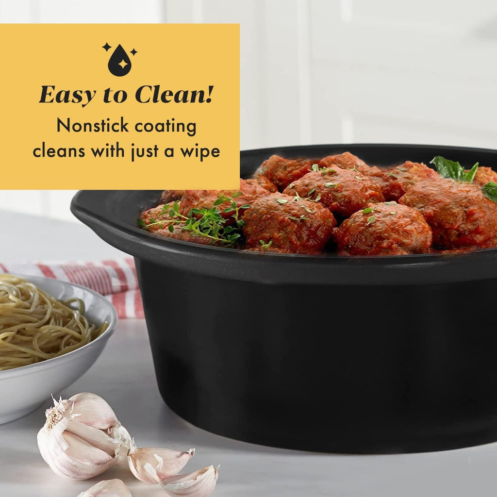 6 Quart Electric Slow Cooker Stainless Steel M995